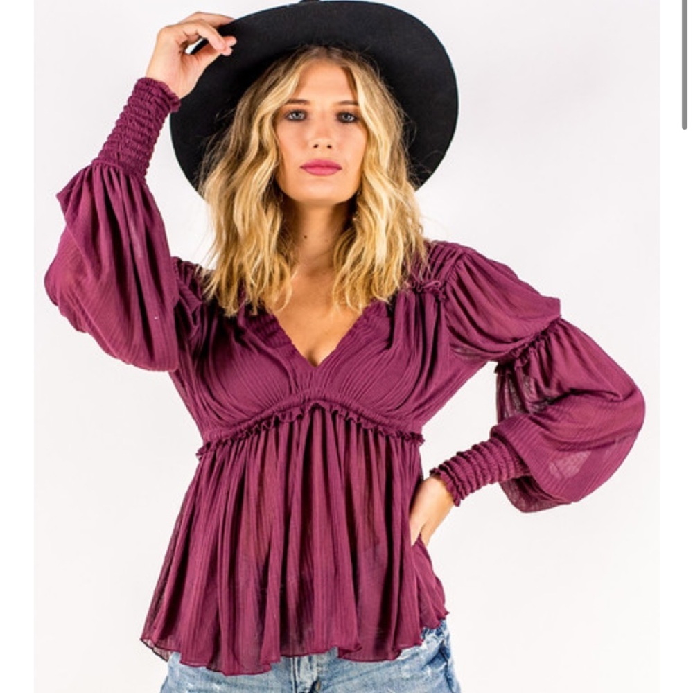 NWT Free People Day Dreaming Blouse